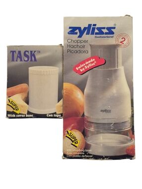 Zyliss Rotating Food Chopper And TASK Super Multi-Grater kitchen tool New Unused